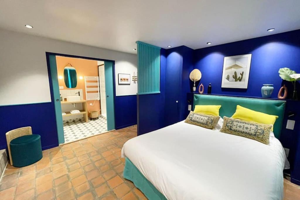 Chambre Majorelle - Rdc - Plage 50M - Rue Gratuite Saint-Malo Bagian luar foto