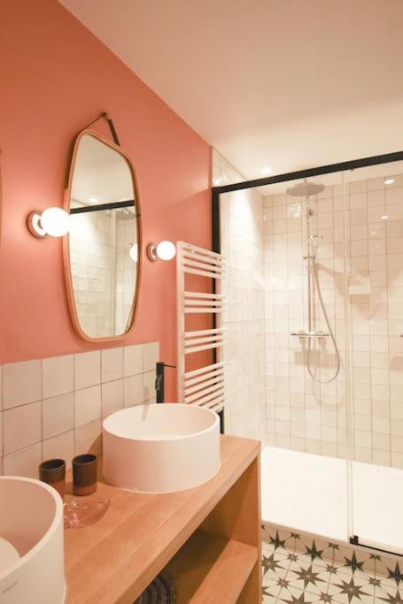 Chambre Majorelle - Rdc - Plage 50M - Rue Gratuite Saint-Malo Bagian luar foto