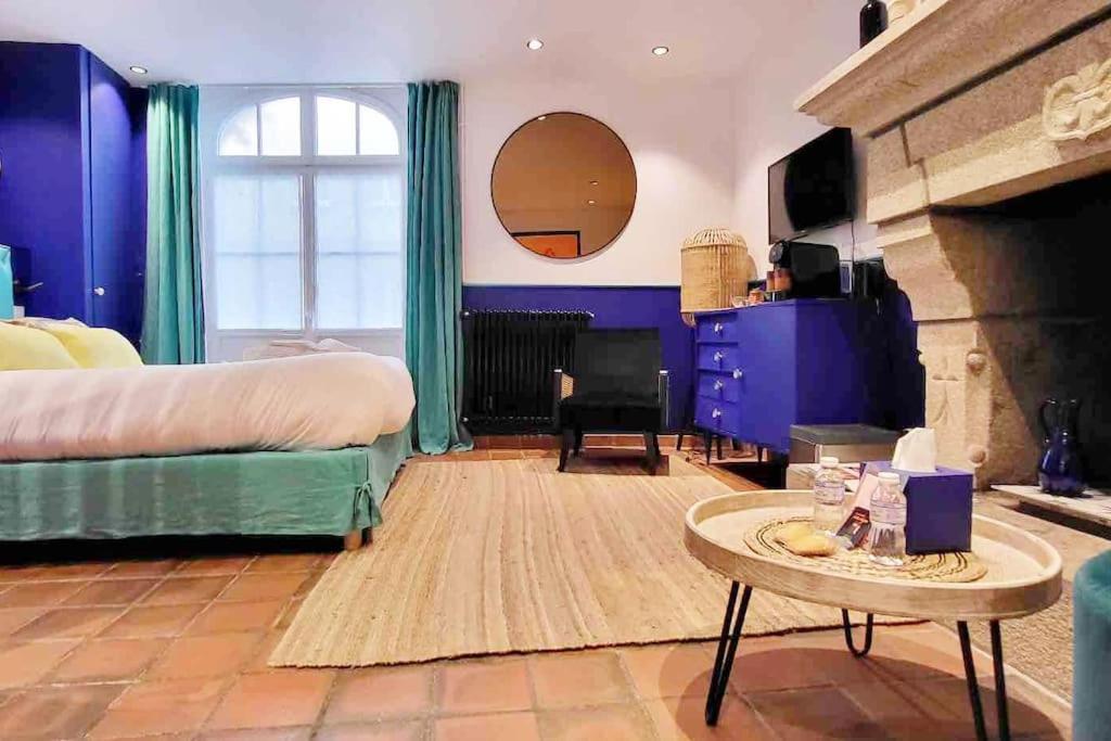 Chambre Majorelle - Rdc - Plage 50M - Rue Gratuite Saint-Malo Bagian luar foto