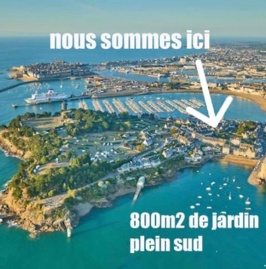 Chambre Majorelle - Rdc - Plage 50M - Rue Gratuite Saint-Malo Bagian luar foto